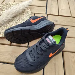 کفش مدل نایک مردانه پسرانه به رنگ مشکی نایک مشکی نایک نارنجی با ارسال رایگان کد 3585