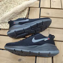 فروش فوق العاده کفش مدل نایک مردانه پسرانه به رنگ مشکی نایک مشکی نایک هلوگرامی با ارسال رایگان کد 3600