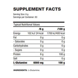 ال-گلوتامین 6000 کیو ان تی 300 گرم | QNT Glutamine 300g