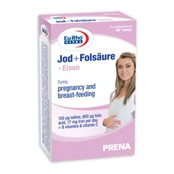 قرص ید + فولیک‌اسید یوروویتال 60 عددی