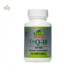 کو کیوتن 100 میلی گرم آلفا ویتامین | Alfa Vitamins CO Q10 100 mg