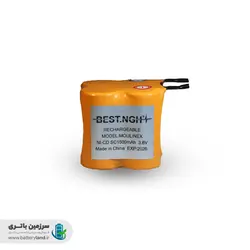 باتری شارژی نیکل کادمیوم CS1500mAh ولتاژ 3.6 ولت ظرفیت 1500 میلی آمپر مدل مولینکس Moulinex برند Best بستBEST NGH Ni-Cd Rechargeable CS1500mAh 3.6v Moulinex Battery