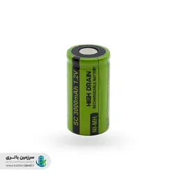 باتری شارژی نیکل متال هیدرید NiMH سایز SC ولتاژ ۱.۲ ظرفیت 3000 میلی‌آمپر برند اوریون OrionORION SC NiMH 1.2V 3000mAh HD Battery