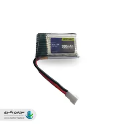 باتری لیتیوم پلیمر 702030 ظرفیت 300 میلی‌آمپر 3.7 ولت 25C برند بست BESTBEST 702030 3.7v 300mAh 25c LiPo Battery
