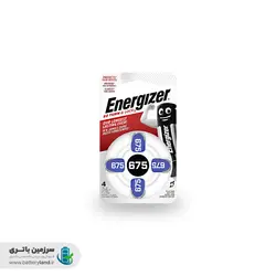 باتری سمعک مدل 675 ولتاژ 1.4 ولت 635 میلی آمپر انرجایزر Energizer (بسته ۴ تایی)Energizer Hearing Aid PR44 Button cell ZA675 Zinc air 635 mAh 1.4 V ۴pcs Battery