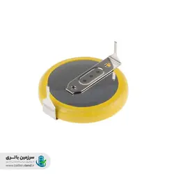 باتری CR2032 پایه‌دار (پلاتین‌‌دار) مخصوص بک‌آپ کارتخوانCR2032 with Pins for POS machine lithium battery