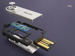 گیرنده صوتی بلوتوثی بیسوس مدل BA01 Wireless Audio Adapter Cable