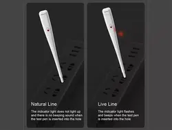 تستر سوکت شیائومی مدل DUKA EM1 Non-contact Smart Test