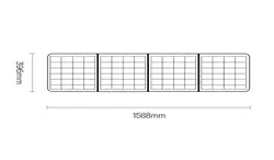 پنل خورشیدی قابل‌حمل 100 وات بیسوس مدل Energy stack Solar panel 100W CCNL050006