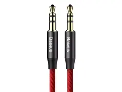 کابل انتقال صدا 3.5 میلی متری (AUX) بیسوس مدل Yiven Audio Cable M30 CAM30-CS1 به طول 1.5 متر