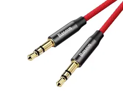 کابل انتقال صدا 3.5 میلی متری (AUX) بیسوس مدل Yiven Audio Cable M30 CAM30-CS1 به طول 1.5 متر