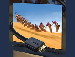 کابل HDMI بیسوس مدل  HDMI 2.0 cable 4K 60 Hz 3D HDR 18 Gbps CAKGQ-B01 به طول دو متر