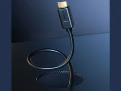 کابل HDMI بیسوس مدل  HDMI 2.0 cable 4K 60 Hz 3D HDR 18 Gbps CAKGQ-B01 به طول دو متر