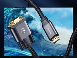 کابل تبدیل HDMI به VGA مک دودو مدل  CA-777 HDMI to VGA Convertor Cable به طول 2 متر