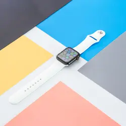 بند سیلیکونی اپل واچ 42/44/45 میلی‌متری کوتچی  W3 Silicone Watch Band CS2086
