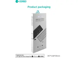 کیبورد وایرلس سه حالته کوتچی مدل Three-mode wireless keyboard 84007
