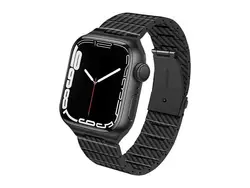 بند طرح کربن کوتچی مدل Carbon Fiber WatchBand  22008 مناسب برای اپل واچ 42/44/45 میلی‌متری