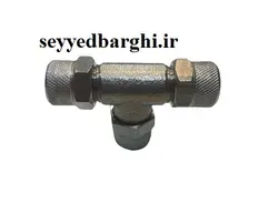 سه راهی مهره ای فلزی  6 پنوماتیک