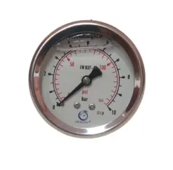 مانومتر  10 بار روغنی تابلویی صفحه 6سانت