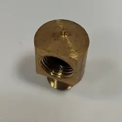 زانو برنجی 1/8*1/8 (چپوقی 1/8)