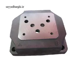 زير شير 3/8 ساده چدنی سوراخ از زیر