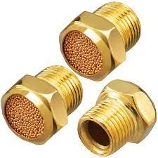 اگزوز تخت 3/8  برنجی پنوماتیک