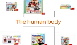 اسباب بازی آموزشی مولاژ نیم تنه (10 تکه) سایز بزرگ مدل The Human Body 3301