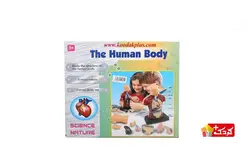 اسباب بازی آموزشی مولاژ نیم تنه (10 تکه) سایز بزرگ مدل The Human Body 3301