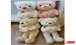 عروسک پولیشی خارجی خرس قلب به دست کد 285 bear