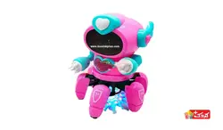 آدم آهنی هشت پا موزیکال و چراغ دار مدل ZR1423