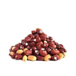 مغز بادام زمینی دو آتشه