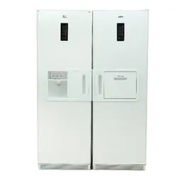 یخچال فریزر دوقلو لایف مدل فلورانس سفید چرم