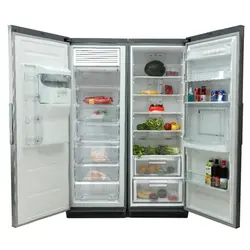 یخچال فریزر دوقلو لایف مدل فلورانس سفید چرم