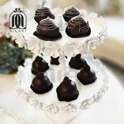 شیرینی خوری دو طبقه دور گلدار