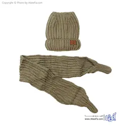 ست کلاه و شال گردن بافتنی کودک مدل DIANA