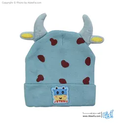 ست کلاه و شال گردن نوزادی مدل COW