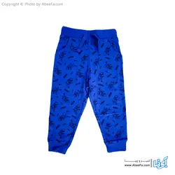 شلوار بچگانه مدل دایناسور-آبی