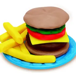 ست خمیر بازی مدل همبرگر ساز برند play-toy