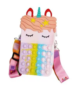 کیف موبایل فیجت پاپتی طرح یونیکورن