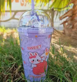 لیوان اسموتی و دوجداره طرح تک شاخ