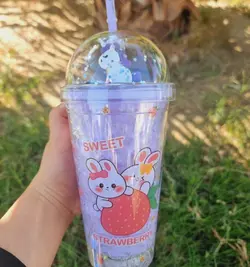 لیوان اسموتی و دوجداره طرح تک شاخ