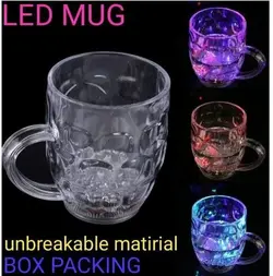 لیوان جادویی LED دار(دارای رقص نور)