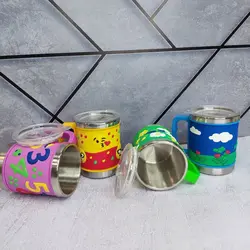 لیوان دوجداره فلزی