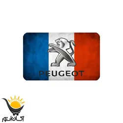 برچسب خودرو طرح پژو Peugeot مدل پرچم فرانسه