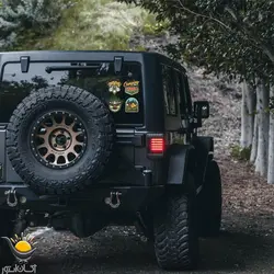 برچسب خودرو طرح آفرود Offroad مدل دوربین شکاری