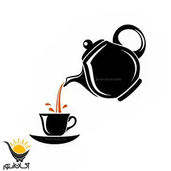 استیکر دیواری آشپزخانه طرح قوری