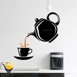 استیکر دیواری آشپزخانه طرح قوری