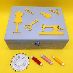 جعبه لوازم خیاطی مدل tz2025