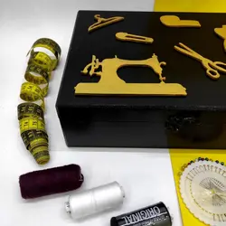 جعبه لوازم خیاطی مدل برجسته کد m2025