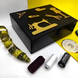 جعبه لوازم خیاطی مدل برجسته کد m2025